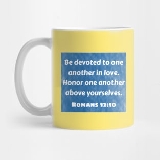 Bible Verse Romans 12:10 Mug